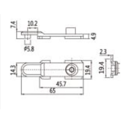 Aluminum Alloy Door and Window Accessories Zinc alloy lock/door lock/handle door lock Manufactory